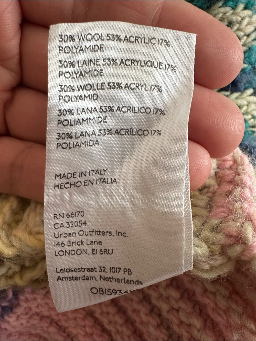 Anthropologie textured cardigan sweater size large - Picture 13 of 13